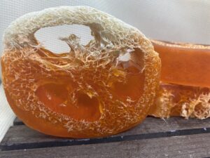 jabón exfoliante de Naranja de Sabó de Barcelona